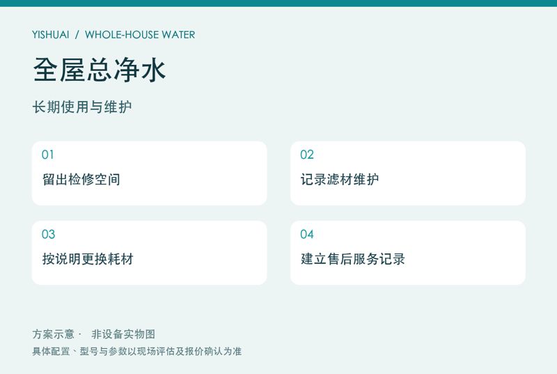 全屋总净水方案示意 4